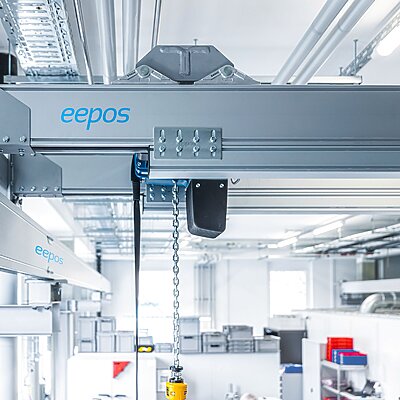Layertec Reinraum Kran Kransystem Krananlage Hallenkran Deckenkran Kranmotor Kranantrieb Cleanroom Crane System Hall Ceiling Motor Drive 3