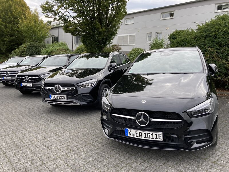 E Mobilitaet Elektrofuhrpark Hybrid Merzedes Eepos